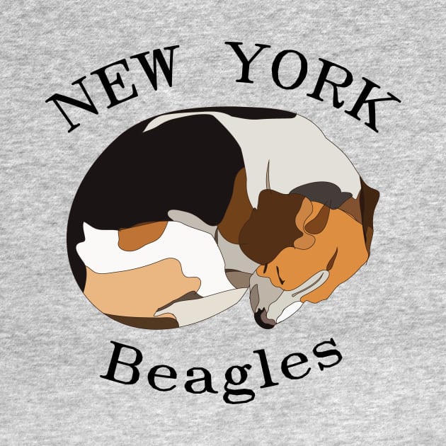 New York Beagles by Window House